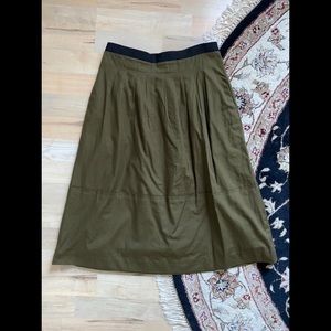 Madewell Midi Pleated Skirt